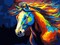 Horse Paint by Numbers Kit for Kids & Adults – Flying Horse 16×20" DIY Canvas Painting Kit, Easy Paint by Number Arts & Crafts for Home Decor